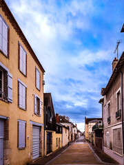 Street view of Montargis in France