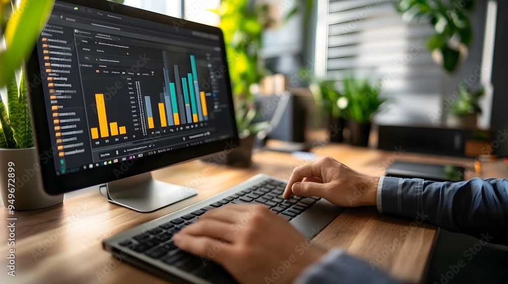 Poster developer tweaking website seo settings on dashboard for search engine optimization