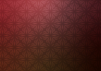 Red graphic pattern flower line presentation background