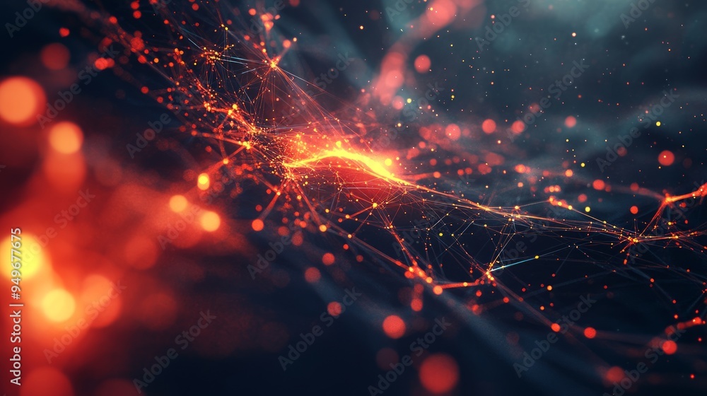 Aufkleber modern digital abstract 3d background. can be used in the description of network abilities, technolo