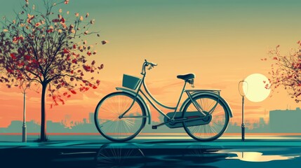 Obraz premium byciclet illustration