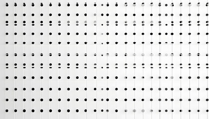 Repeating patterns of small, simple shapes like dots, crosses, or lines, spaced out across a solid background