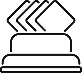 This icon represents a toaster, a common kitchen appliance used to toast slices of bread