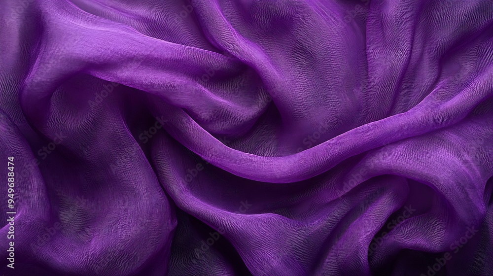 Aufkleber purple fabric cloth texture for background and design art work beautiful crumpled pattern of silk or