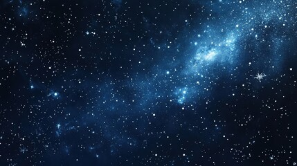A stunning view of starry night sky filled with countless stars and vibrant galaxy, evoking sense of wonder and tranquility.