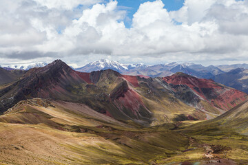 Rainbow mountain in Cusco, Peru