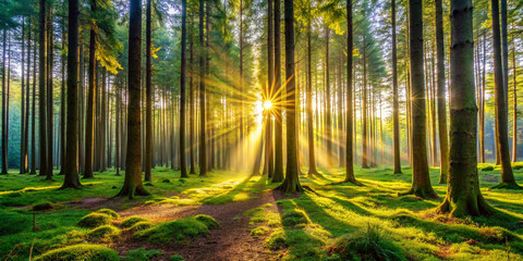 Obraz premium Silent Forest in Spring