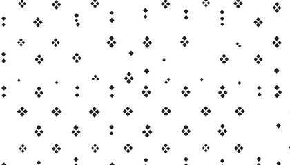 Obraz premium Repeating patterns of small, simple shapes like dots, crosses, or lines, spaced out across a solid background