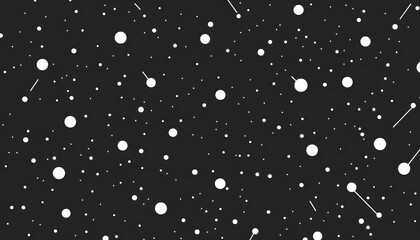 Fototapeta premium Repeating patterns of small, simple shapes like dots, crosses, or lines, spaced out across a solid background
