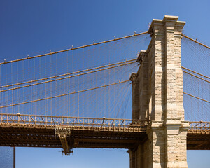 Fototapeta premium Brooklyn Bridge in Daylight