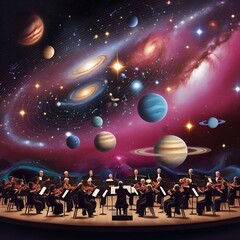 Stardust Symphony The Celestial Orchestra of a Distant Galaxy