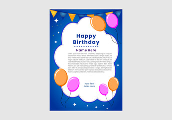 card birthday template