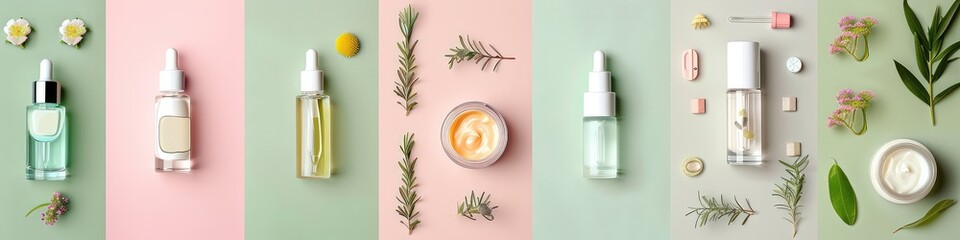 Beauty Bottle Care on white Background