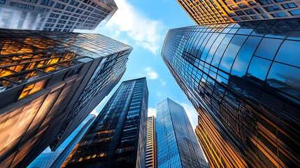 Skyscrapers Reaching for the Sky