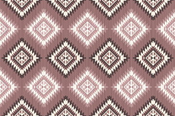 Navajo tribal vector seamless pattern. Native American ornament. Ethnic South Western decor style. Boho geometric ornament. Vector seamless pattern. Mexican blanket, rug. Woven carpet illustrat