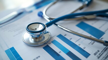 Healthcare business data and Medical business growth Medical hub on global network Medical marketing Health insurance Access to welfare health and Healthcare business analysis : Generative AI