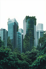 Fototapeta premium The photo related to carbon neutrality, emissions reduction, and renewable energy , and sustainability, A heavy industrial site clean energy infrastructure 