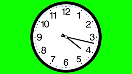 Motion Graphic Animated Design Art Background of analog clock