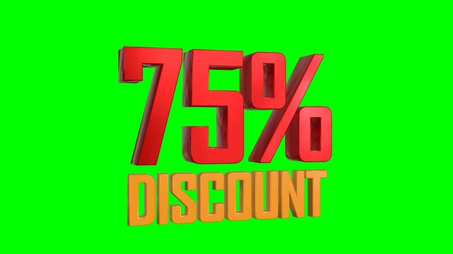 Sale Discount 75 Secs
