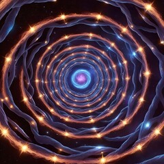 Galactic Labyrinth A Maze of Stars and Cosmic Energy