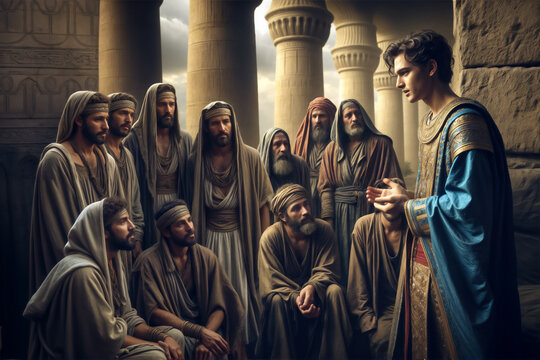 Joseph Meets his Brothers Sons of Jacob in Egypt Genesis