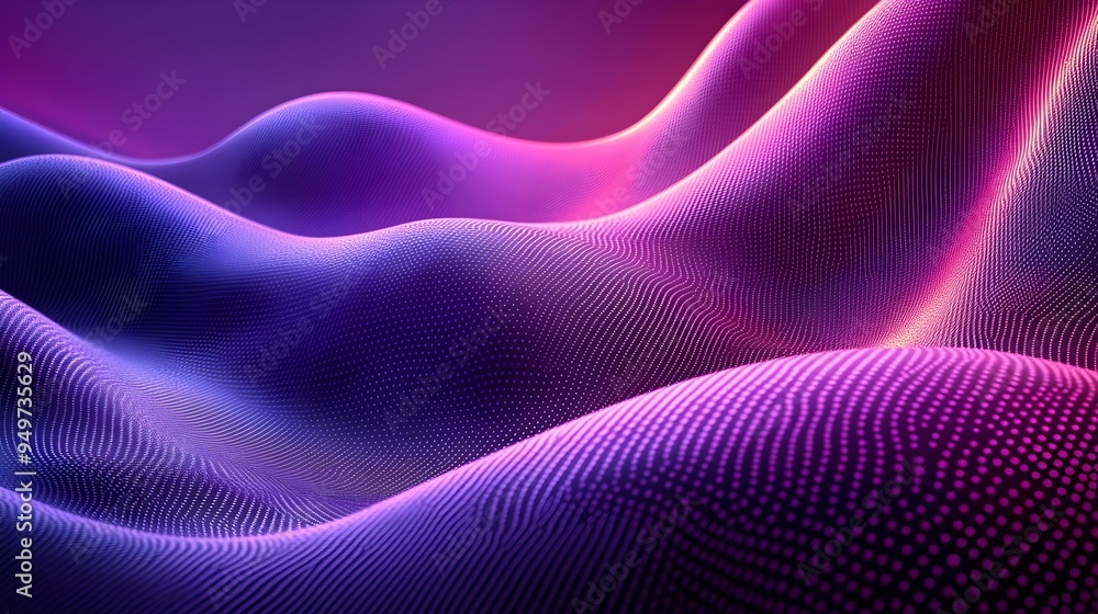 Poster abstract purple and pink background with a wave pattern. the image is perfect for a website, social 