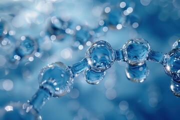 Abstract Water Drops and Bokeh