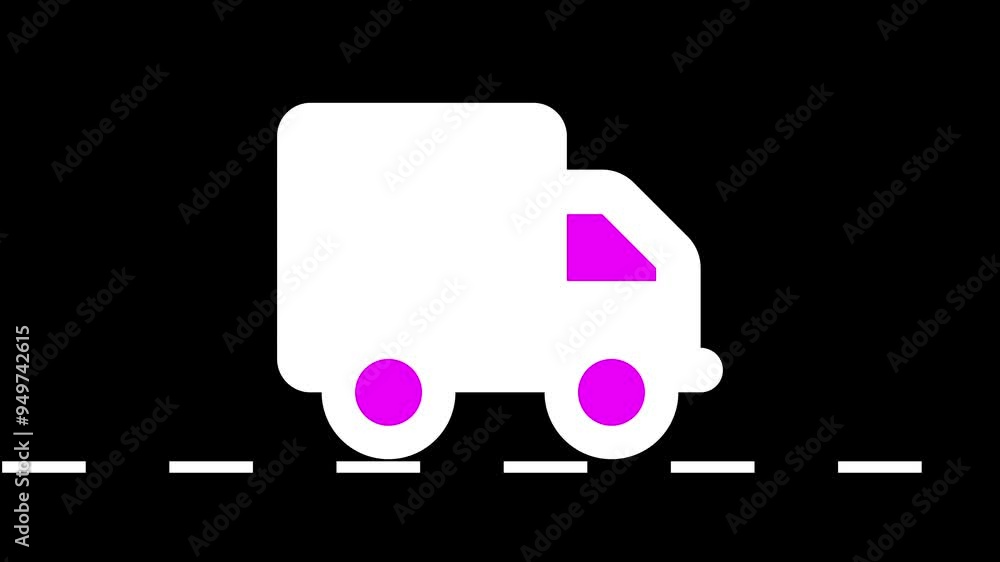 Poster designing animated public transport app icons adding smooth motion to transit symbols .