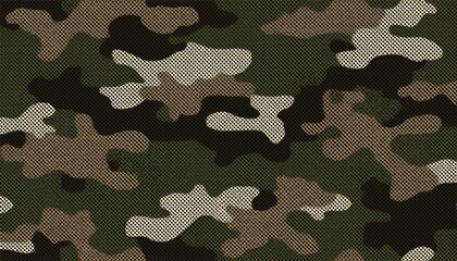 Fototapeta premium Trendy military camouflage