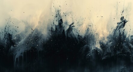 Abstract Art, Textured Painting, Dark Colors