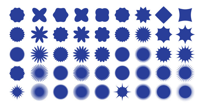 Sale stickers collection , price tags, starbursts, label, quality marks, sunbursts, retro stars, starburst speech bubbles, and attention grabbing designs, flat icon set