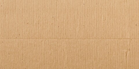 Fototapeta premium Brown corrugated cardboard. Closeup texture of brown corrugated cardboard. Perfect for background, design, and craft projects.