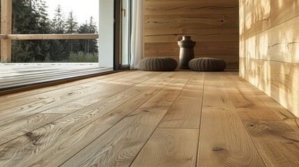 Bois brut - Organic Raw Forest Floor for Terraced Balcony Paneling