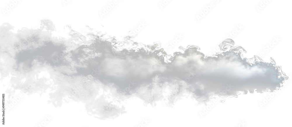 Poster white smoke against a black background. copy space image. place for adding text and design