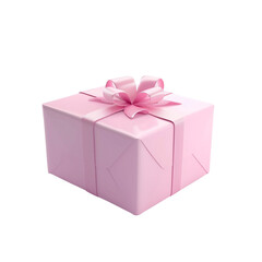 Pink Gift Box with Bow