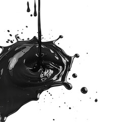 Black Liquid Splash