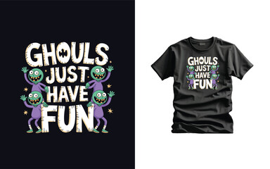 Halloween Creative Vector T-shirt Design Typography illustration