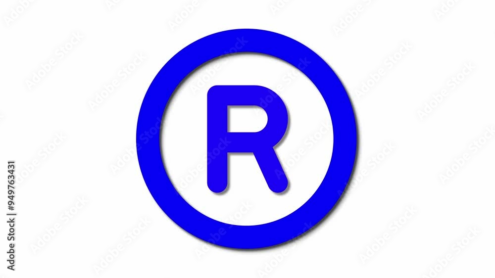 Poster alphabet r icon designs for enhancing digital typography and user interface applications
