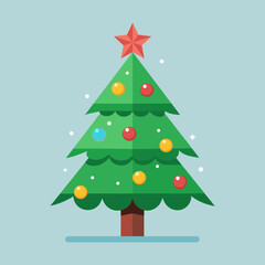 Abstract Christmas tree