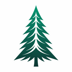 Cartoon Spruce Tree - Tattoo Design Vector Graphics