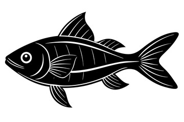Silhouette Fish Icon Design - Create Stylish Vector Graphics