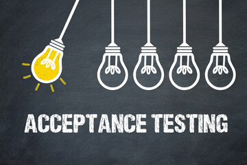 Fototapeta premium Acceptance Testing 