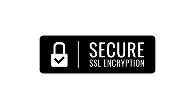 SSL encryption fill icon animation