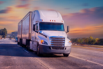 Semi Trucks on road,  Trucking in , USA