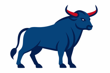 Fototapeta premium A Bull vector illustration