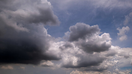  Dark sky with stormy clouds. Dramatic sky rain,Dark clouds before a thunder-storm.