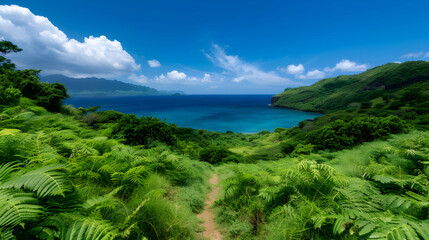 View The Ocean From The Top Hill