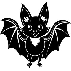 Cute Animal Bat Vector
