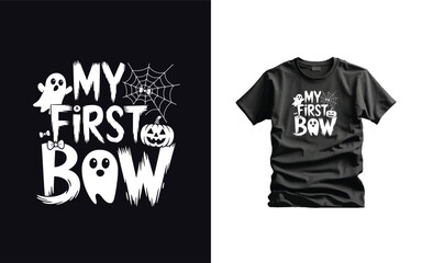 Halloween Creative Vector T-shirt Design Typography illustration