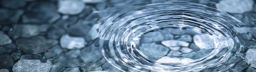 Wavy Water Ripple Patterns, seamless textures of gentle water ripples in cool blues and muted greens, ideal for a soothing background in minimalist design and clean settings